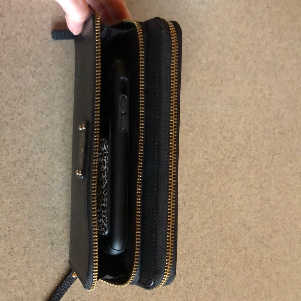Kate Spade black leather wallet - Picture 5 of 7